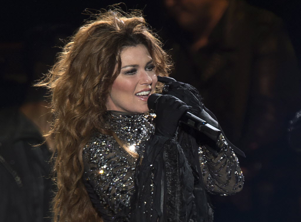 shania twain sunday night football