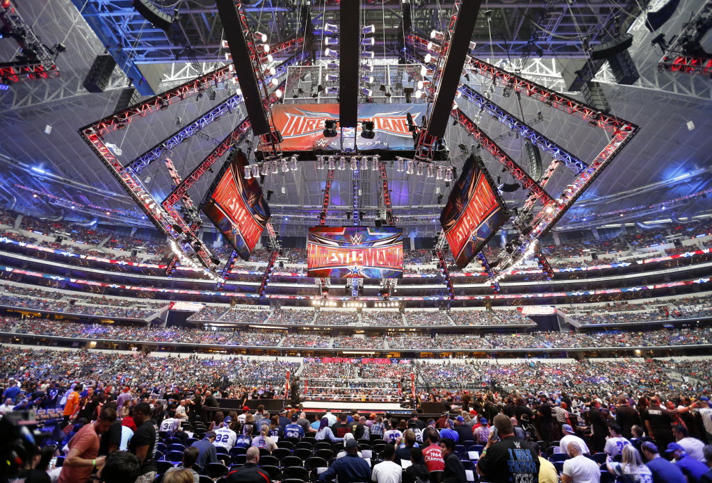 Visit the WrestleMania 38 Axxess Superstore and AT&T Stadium Store