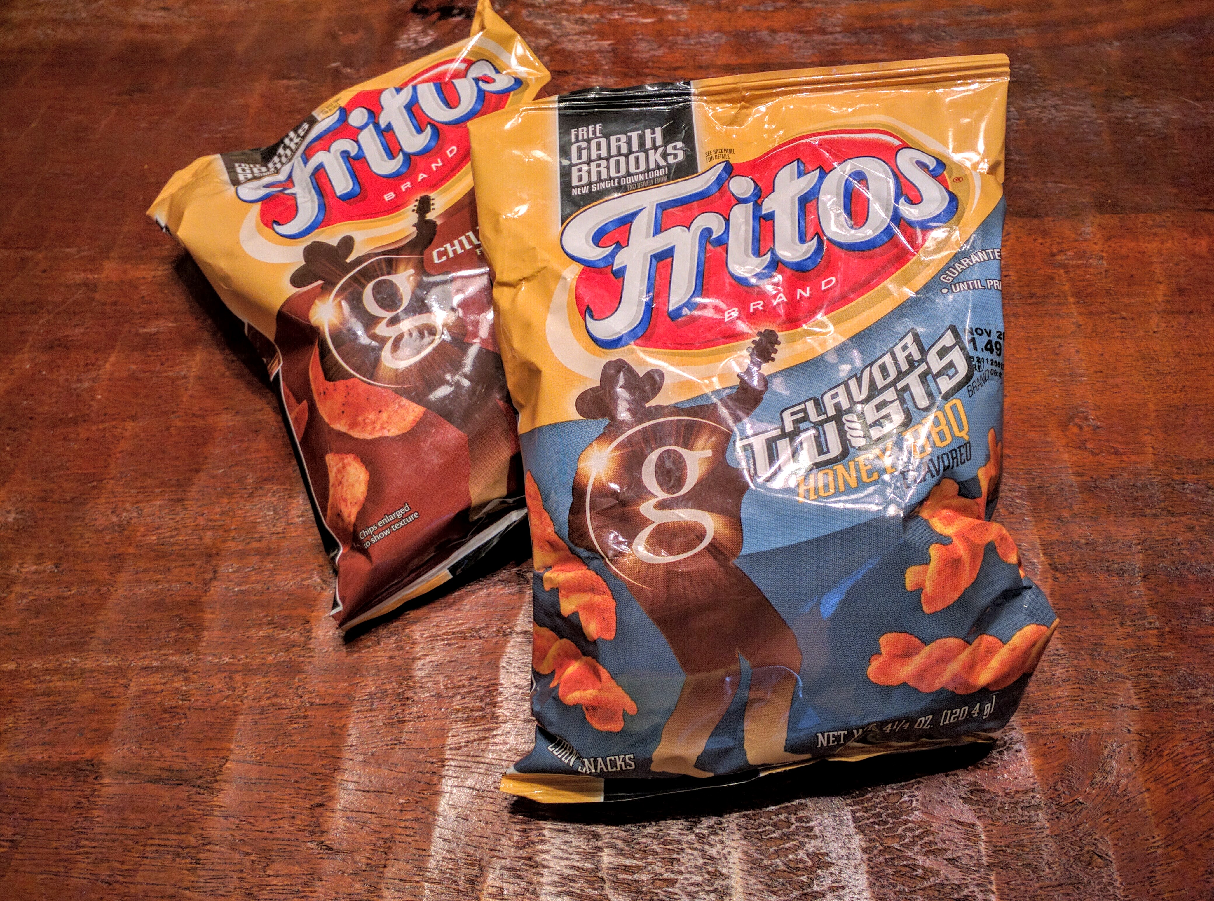 Tall hat and a bag of chips: Garth Brooks' new single hits stores in bags of Fritos