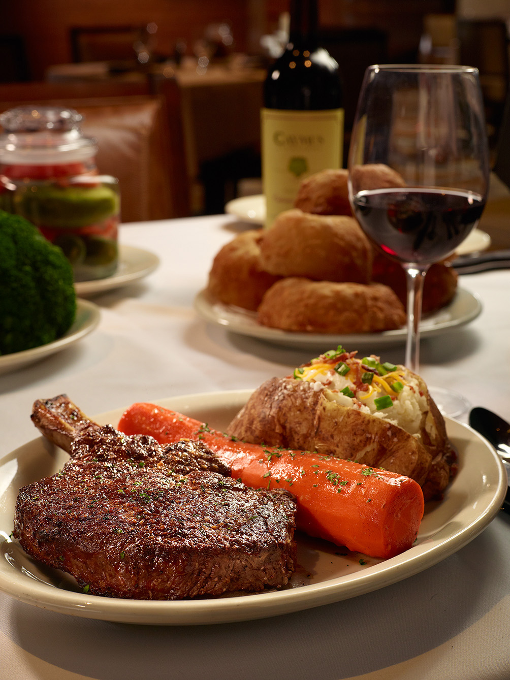 4 famous Dallas dishes -- a starter, side dish, entree and