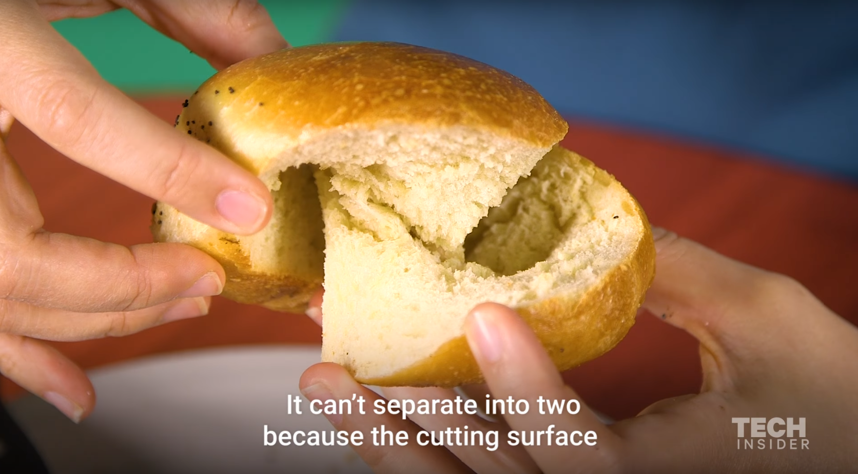 For some reason, a mathematician wants you to cut your bagels wrong